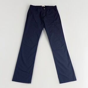 Tasc Tailored Fit Size 30x32 Navy Blue The Motion Pants Bamboo Blend Slim